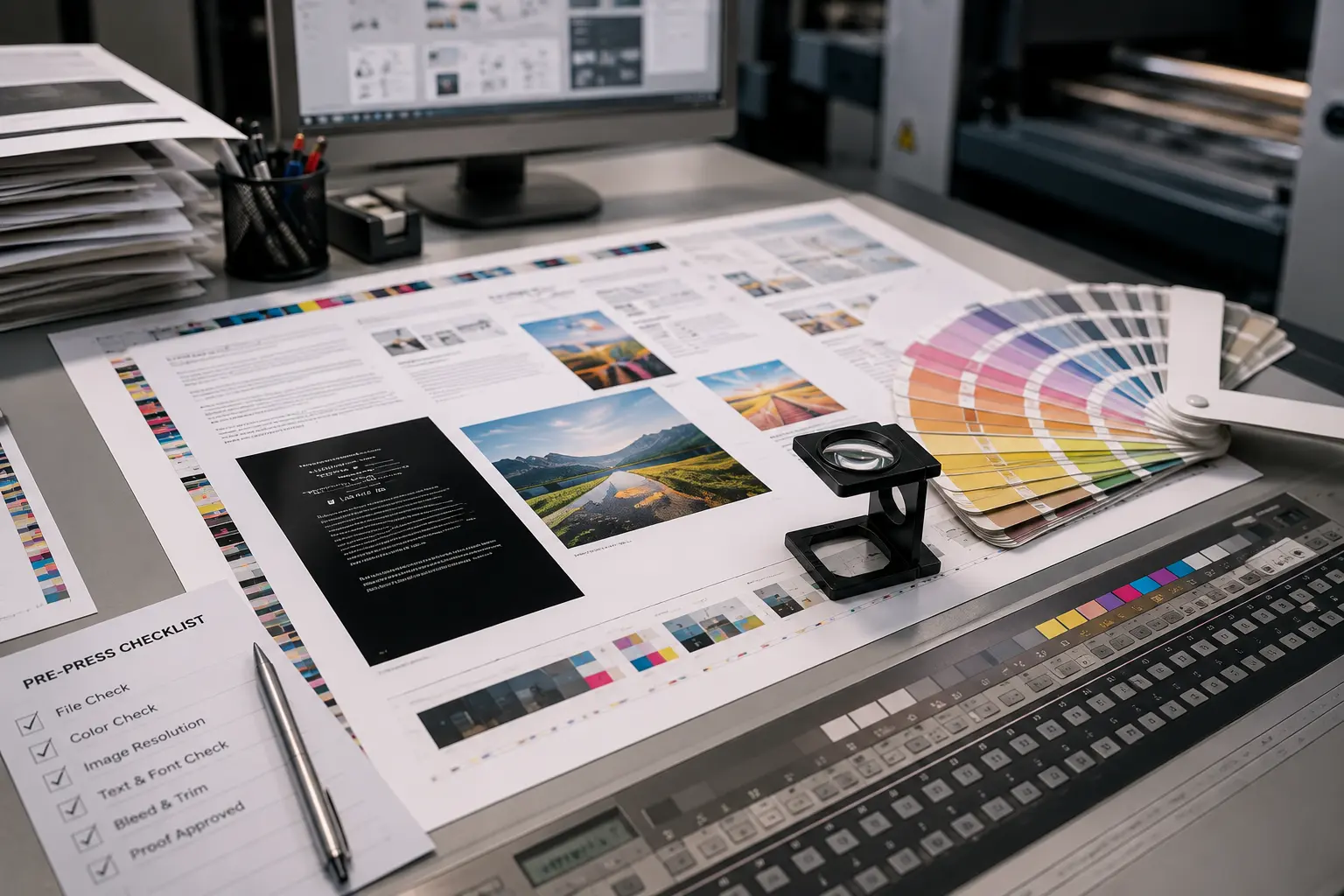 Thermal CTP pre-press and color calibration